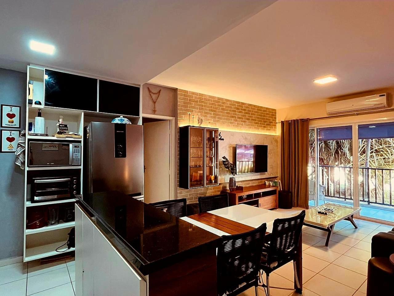 Beach Living - Porto Das Dunas - Ap Terreo 300M Beach Park Pe Na Areia Aquiraz Bagian luar foto